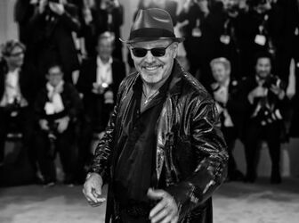 Italian singer Vasco Rossi at the 72nd Venice Film Festival