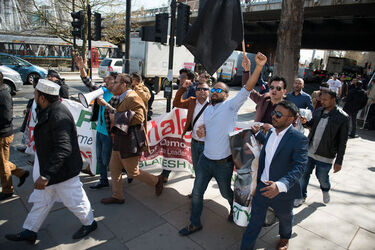 Bangladeshi community protest for a fair government