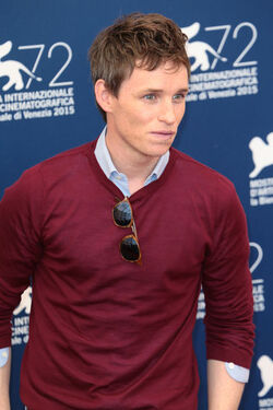 Actor Eddie Redmayne at the 72nd Venice Film Festival