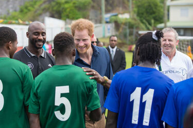 Youth in Action Welcome for Prince Harry