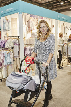 Celebrities attend The Baby Show at the London ExCel Centre