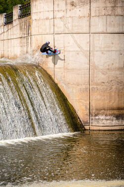 Nikita Martyanov during the production for his movie Way Out 