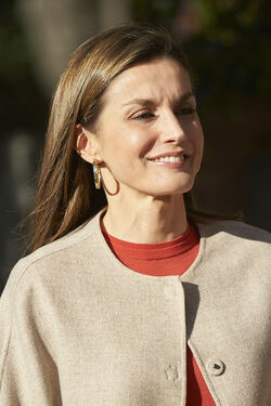 Queen Letizia attends a Meeting with the Board of FEDER