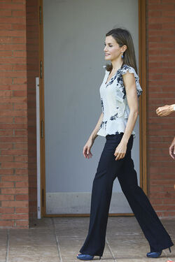 Queen Letizia of Spain Attends The Opening of 2015 2016 Scholarship Course in Almeria