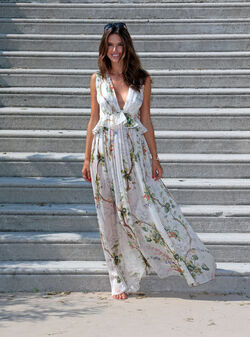 Model Alessandra Ambrosio at the 72nd Venice Film Festival
