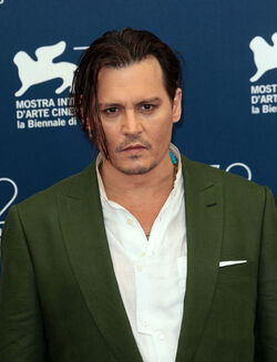 Actor Johnny Depp at the 72nd Venice Film Festival