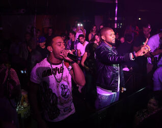 Usher Celebrates Album Release Party with Ludacris Lil Jon Lea Michele Wilmer Valderrama and More at 1 OAK Las Vegas Usher Celebrates Album Release Party with Ludacris Lil Jon Lea Michele Wilmer Valderrama and More at 1 OAK Las Vegas