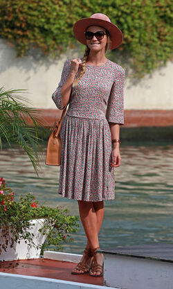Actress Fiammetta Cicogna at the 72nd Venice Film Festival