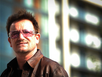 EXCLUSIVE Bono and his wife Alison are seen attending the Festival of Urban Arts