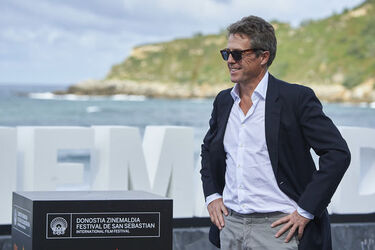 Hugh Grant attends Florence Foster Jenkins Photocall 64th San Sebastian Film Festival Hugh Grant attends Florence Foster Jenkins Photocall 64th San Sebastian Film Festival