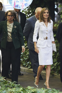 Queen Letizia attends A new Ibero American cooperation Seminar
