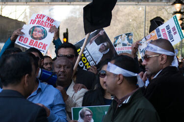 Bangladeshi community protest for a fair government