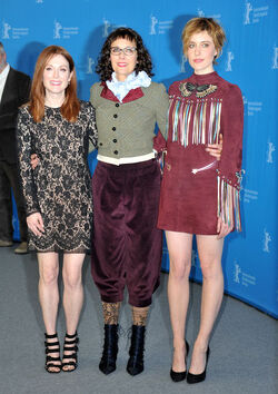 Cast at the Photocall for the film MAGGIE S PLAN during the 66th Internationale film festival in Berlin