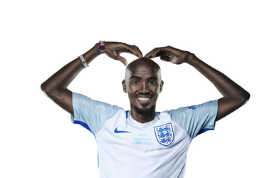 Sir Mo Farah Becomes First England Player to Sign for Soccer Aid For Unicef And Will Finally Go Head To Head With Usain Bolt At Old Trafford In June