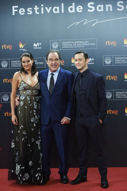 Snowden premiere at the Kursaal Palace during 64th San Sebastian International Film Festival