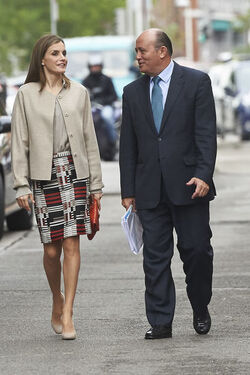 Queen Letizia attends a Meeting at the headquarters of the Mental Health Confederation Spain Queen Letizia attends a Meeting at the headquarters of the Mental Health Confederation Spain