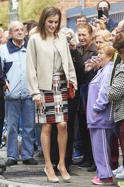 Queen Letizia attends a Meeting at the headquarters of the Mental Health Confederation Spain Queen Letizia attends a Meeting at the headquarters of the Mental Health Confederation Spain