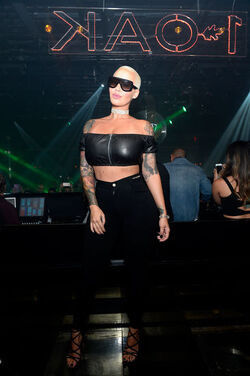 Amber Rose Hosts Night Out at 1 OAK Las Vegas inside The Mirage Hotel Casino