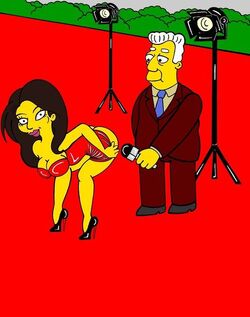 Kim Kardashian and Kanye West Simpsonized BEST SHOTS EVER by artist aleXsandro Palombo