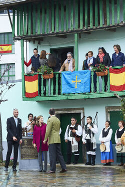 Spanish Royals Visit Los Oscos Region