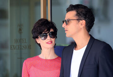 Actress Paz Vega and Orson Salazar at the 72nd Venice Film Festival Actress Paz Vega and Orson Salazar at the 72nd Venice Film Festival