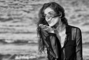 Model and actress Elisa Sednaoui at the 72th Venice Film Festival