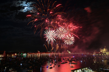 Italy Redentore Feast on 16 July 2016 in Venice Italy