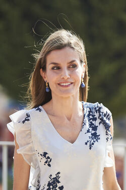 Queen Letizia of Spain Attends The Opening of 2015 2016 Scholarship Course in Almeria