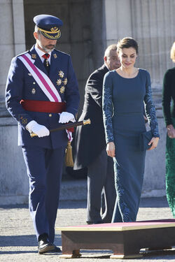 Spanish Royals Celebrate New Year s Military Parade 2017