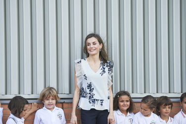 Queen Letizia of Spain Attends The Opening of 2015 2016 Scholarship Course in Almeria