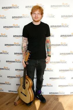 Ed Sheeran performed at Amazon London Offices