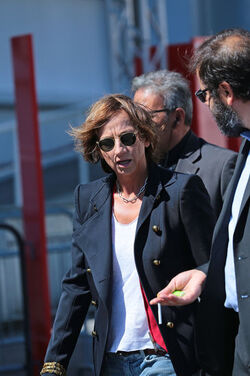 Italian singer Gianna Nannini at the 72nd Venice Film Festival