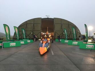 BLOODHOUND SSC Makes First Ever Public Run Reaching 210mph BLOODHOUND SSC Makes First Ever Public Run Reaching 210mph