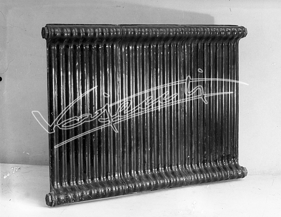 Smalteria Metallurgica Veneta. Lastra in vetro B&N f.to cm 13x18