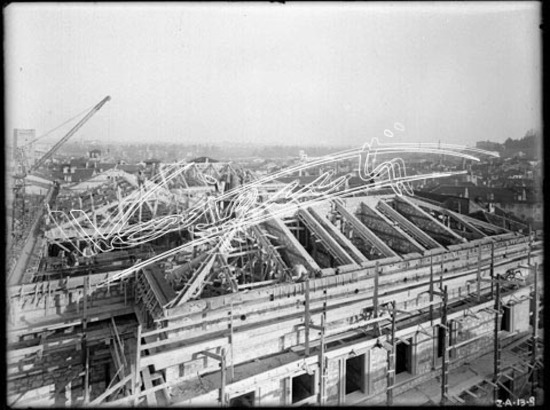 Regie Poste e Telegrafi. lastra di vetro - negativo bianco e nero fto mm 180x240