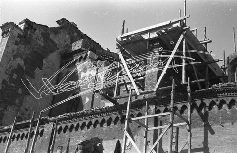 Cattedrale di Vicenza : Restauro 1945-1950. pellicola - negativo bianco e nero fto mm 24X36