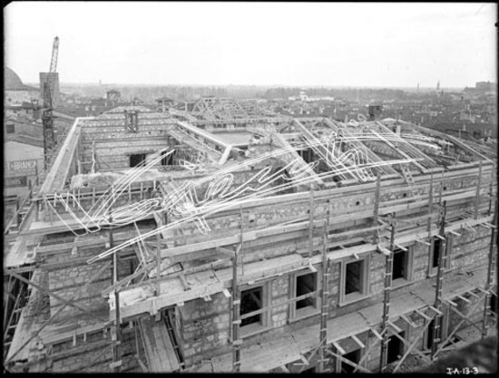 Regie Poste e Telegrafi. lastra di vetro - negativo bianco e nero fto mm 180x240