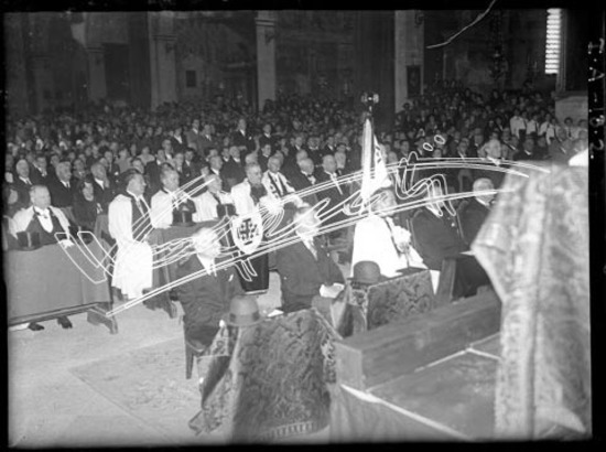 Cavalieri di Malta. lastra di vetro - negativo bianco e nero fto mm 90x120