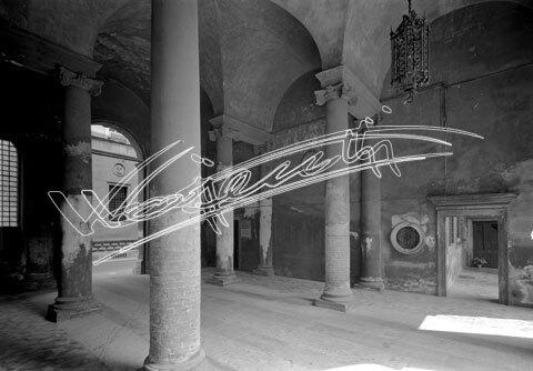 Palazzo Barbarano Porto. lastra di vetro - negativo bianco e nero fto mm 130x180