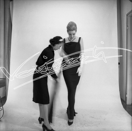 Fiera Campionaria di Vicenza 1961 : Moda a Vicenza. pellicola - negativo bianco e nero fto mm 60X60