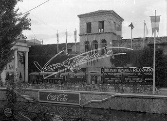 Fiera Campionaria di Vicenza 1948 Torrione e Mura Scaligere Fiera Campionaria di Vicenza 1948 Torrione e Mura Scaligere