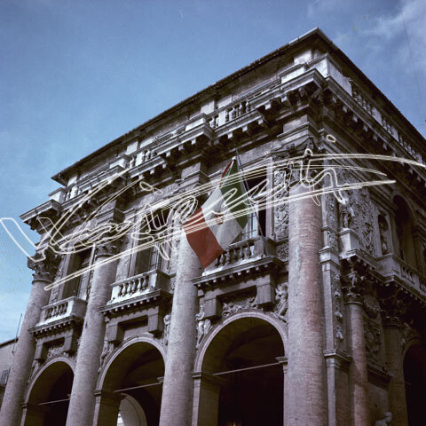 Loggia del Capitanio : Piazza dei Signori. pellicola-negativo colore -6X6