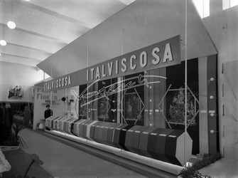 Fiera Campionaria di Vicenza 1951 Stand Italviscosa