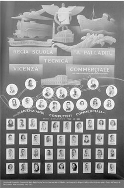 Regia Scuola Tecnica Commerciale A. Palladio Licenziandi Computisti Commerciali 1942 1943 Regia Scuola Tecnica Commerciale A. Palladio Licenziandi Computisti Commerciali 1942 1943