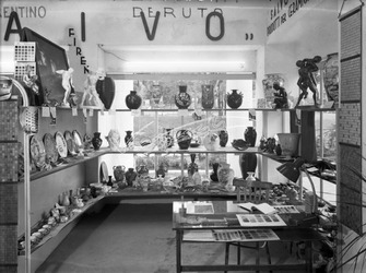 Fiera Campionaria di Vicenza 1949 Stand S.A.I.V.O. Mosaici Vetrosi Satinati Fiera Campionaria di Vicenza 1949 Stand S.A.I.V.O. Mosaici Vetrosi Satinati