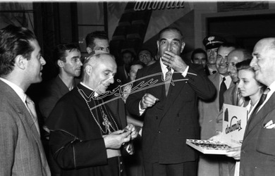 Fiera Campionaria di Vicenza 1950 Carlo Zinato Vescovo di Vicenza 