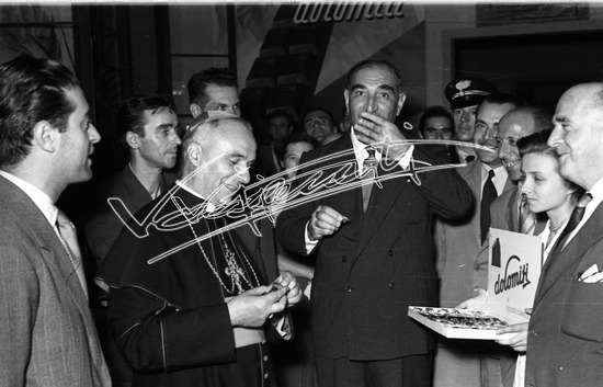 Fiera Campionaria di Vicenza 1950 : Carlo Zinato . Pellicola - negativo bianco e nero f.to mm 24X36