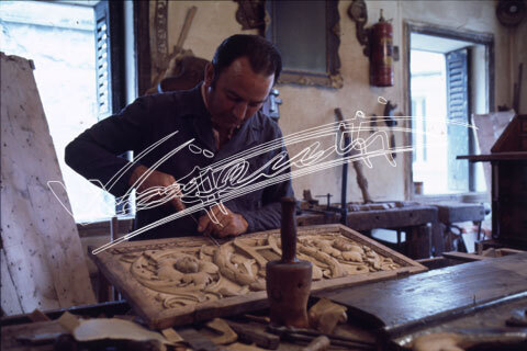 Gaetano Murat : Restauratore. diapositiva 24x36 mm