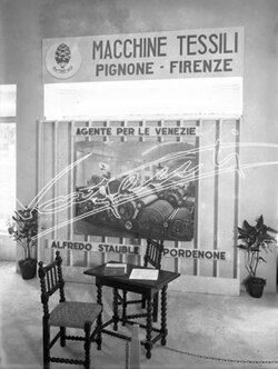 Fiera Campionaria di Vicenza 1948 Stand Pignone Fiera Campionaria di Vicenza 1948 Stand Pignone