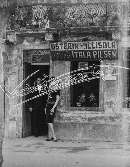 Fiera Campionaria di Vicenza 1961 : Moda a Vicenza. Lastra di vetro - negativo bianco e nero fto mm 130X180